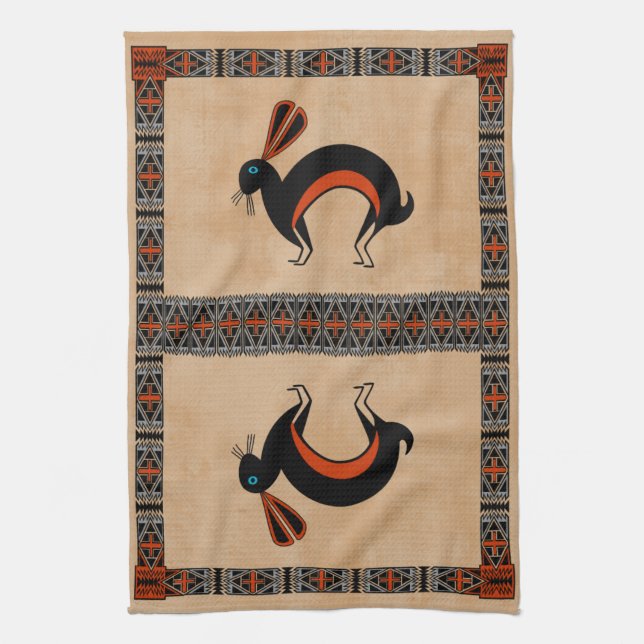 Rabbit Kitchen Towel (Vertical)