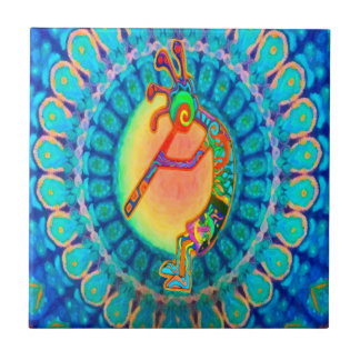Rabbit Kokopelli Tile