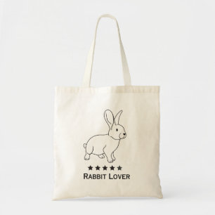 Rabbit Lover, Simple Design  Tote Bag