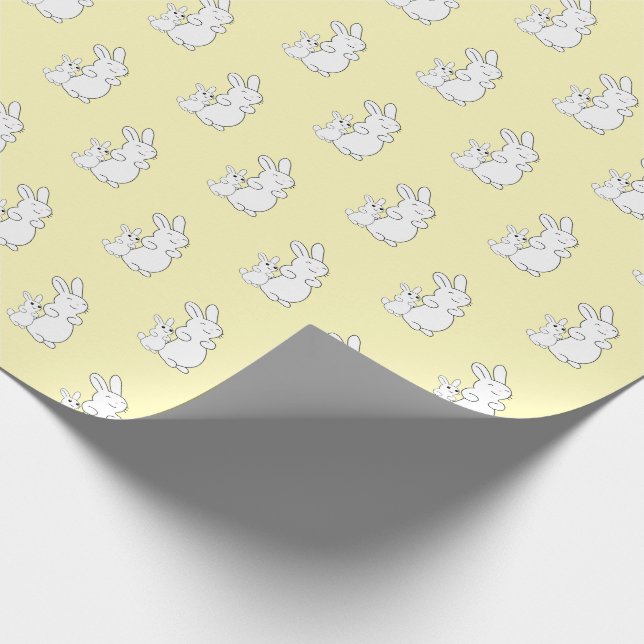 Rabbit Lovers Wrapping Paper (Corner)
