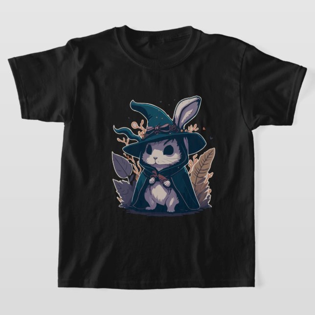 Rabbit Mage Staff T-Shirt (Laydown)