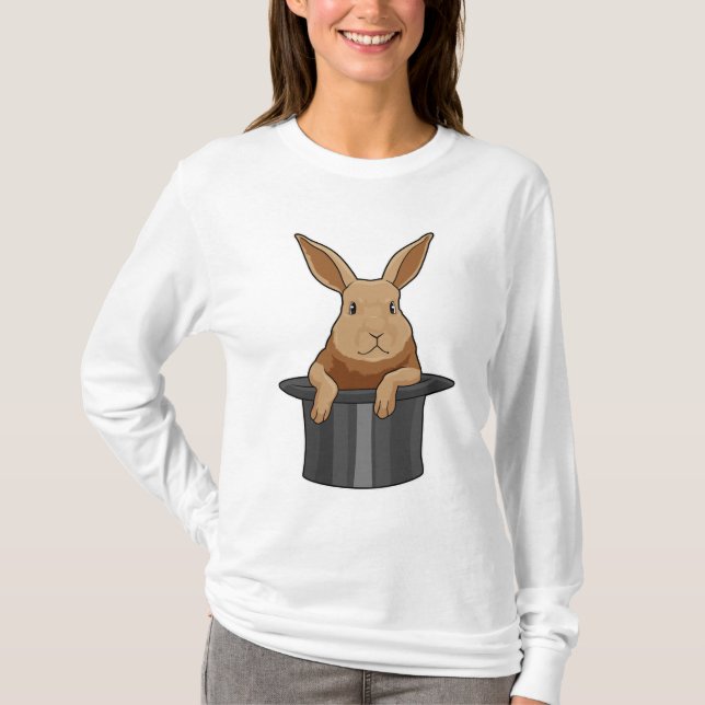Rabbit Magician Magic hat T-Shirt (Front)