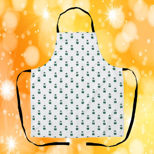 Rabbit Marching Band Clarinet Green Gold Apron