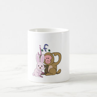 Rabbit & Monkey Coffee Mug