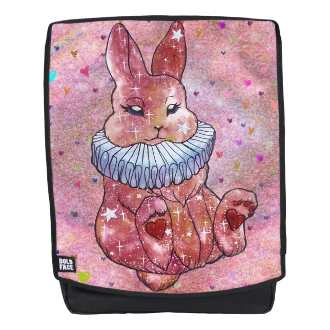 Rabbit named Ladybug Backpack (Front)