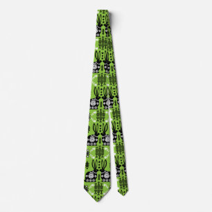 Rabbit Nordic Scandinavian Folk Art Tie