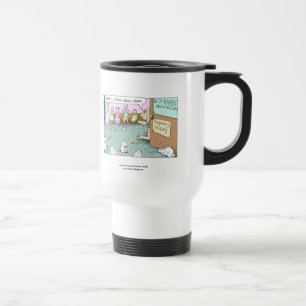 Rabbit OBGYNs Funny Travel Mug