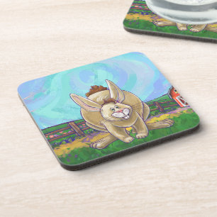 Rabbit Party Centre Coaster