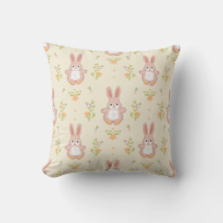 rabbit pattern cushion