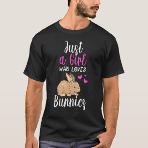 Rabbit Pet Bunny  Cute Pet Owner Bunnies Hearts Gi T-Shirt