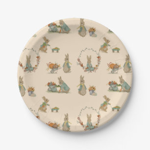 Rabbit Peter autumn party Paper Plates