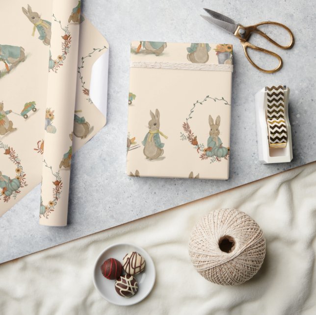 Rabbit Peter autumn Wrapping Paper (Crafts)