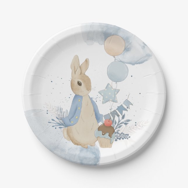 Rabbit Peter Paper Plates (Front)