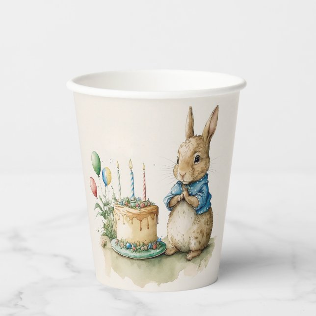 Rabbit Peter party Paper Cups  (Front)