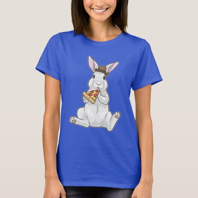 Rabbit Pizza T-Shirt (Front)