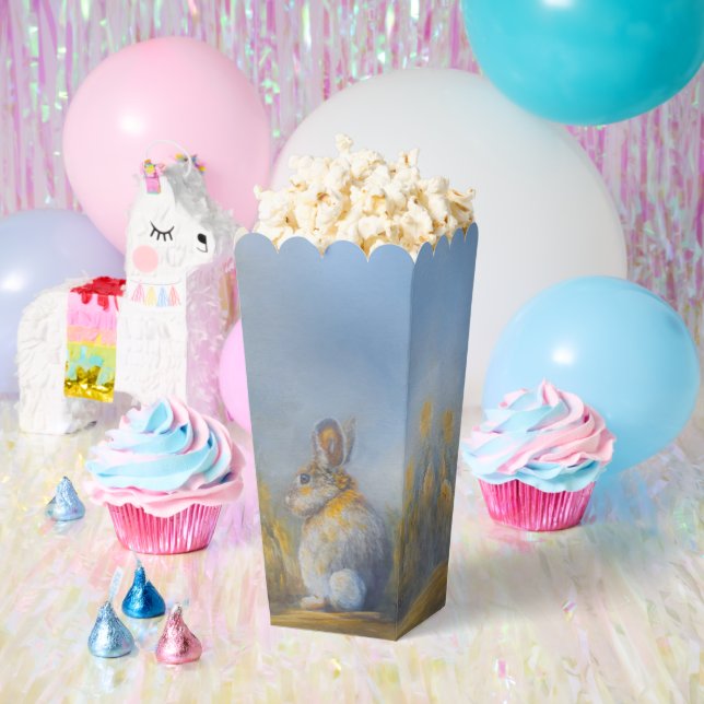 Rabbit Popcorn Favor Box (Party)