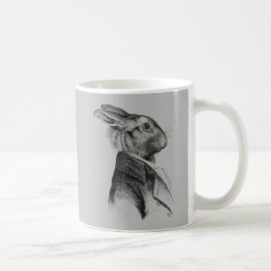 Rabbit Portrait Profile Coffee Mug