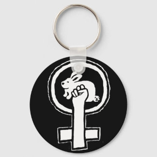 Rabbit Power! Official Susan Ash-Lee Products Keychain