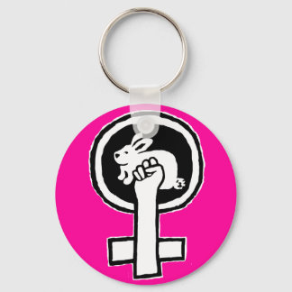 Rabbit Power! Official Susan Ash-Lee Products Keychain