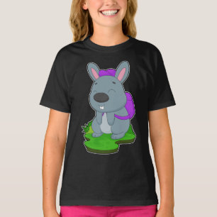 Rabbit Pupil Backpack School T-Shirt