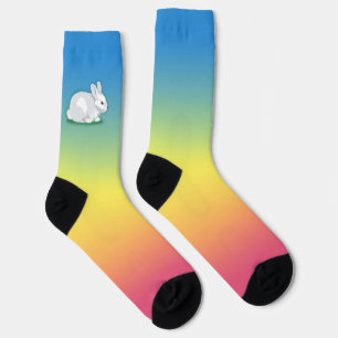 Rabbit & Rainbow Socks