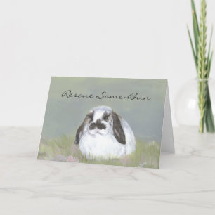 Rabbit Rescue Card