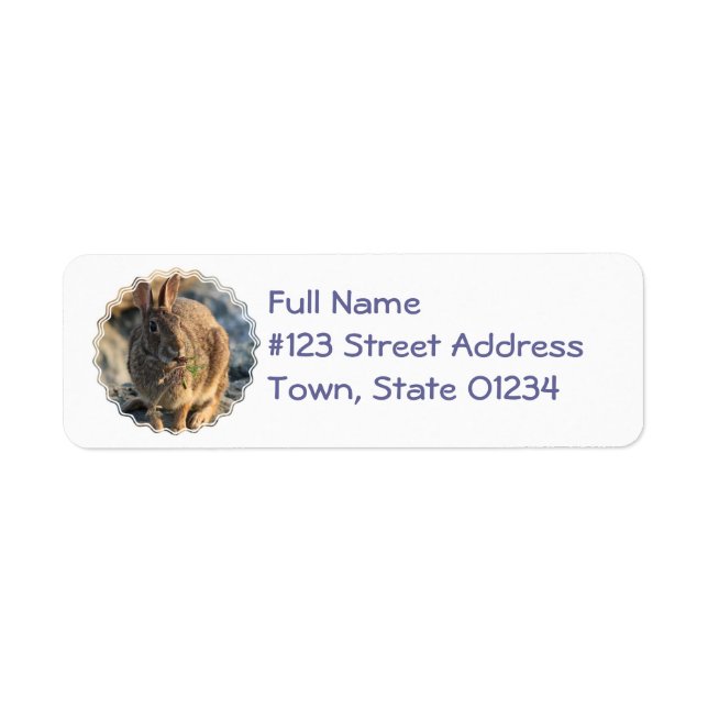 Rabbit Return Address Label (Front)