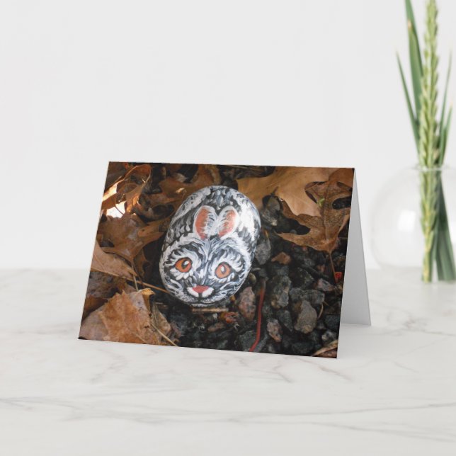 "Rabbit Rock" Easter Card (Front)
