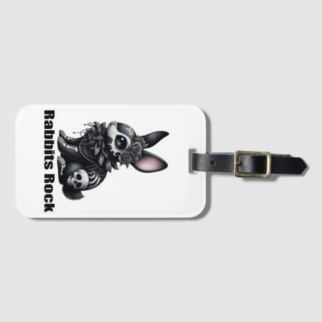 Rabbit Rock Luggage Tag (Front Horizontal)