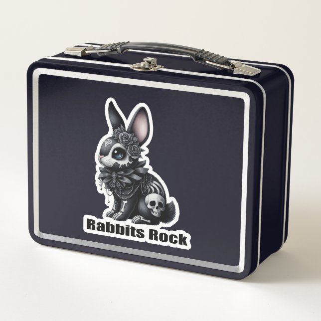 Rabbit Rock Metal Lunch Box (Front)
