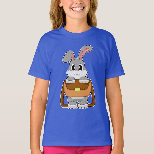 Rabbit Shoulder bag T-Shirt (Front)