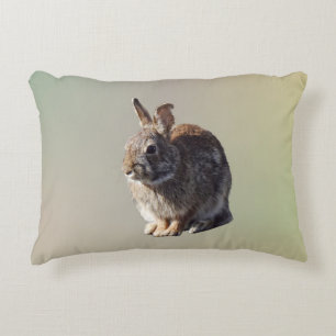 Rabbit Sitting Accent Pillow