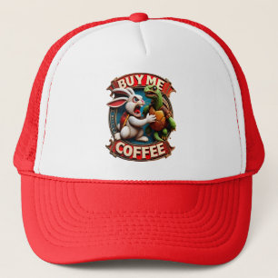 Rabbit Speeds Up: Buy Me Coffee! Buy Me A Coffee Trucker Hat