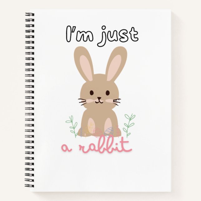Rabbit spiral notebook (Front)