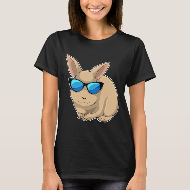 Rabbit Sunglasses T-Shirt (Front)