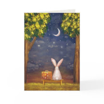 Rabbit Sympathy Card