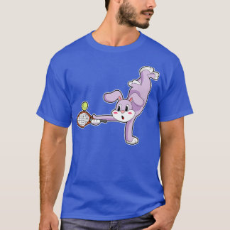 Rabbit Tennis Tennis racket Sports T-Shirt