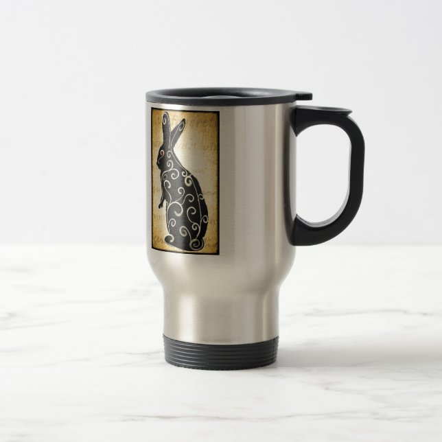 rabbit travel mug (Right)