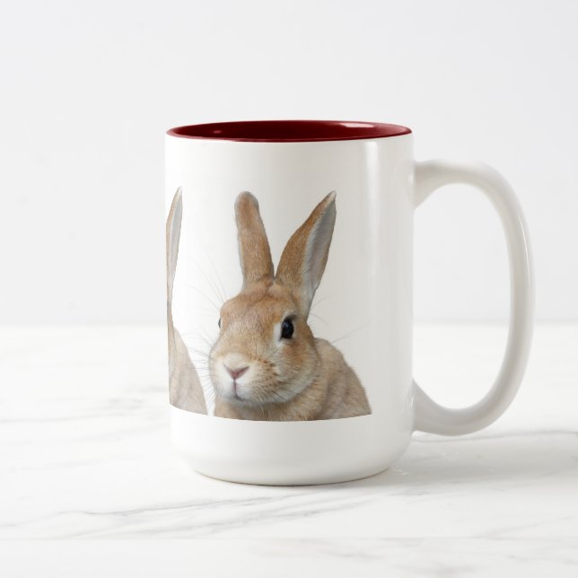 Rabbit Two-Tone Coffee Mug (Right)