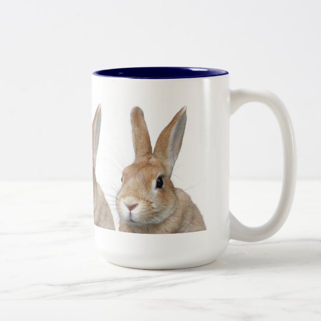 Rabbit Two-Tone Coffee Mug (Right)