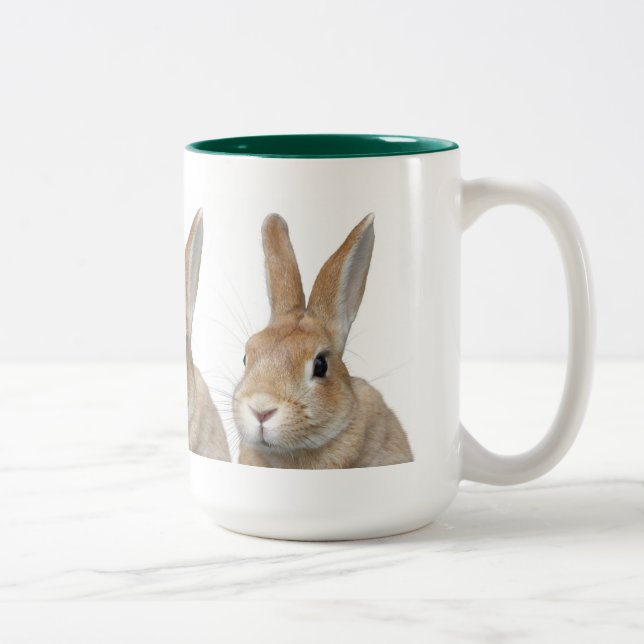 Rabbit Two-Tone Coffee Mug (Right)
