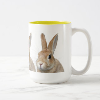 Rabbit Two-Tone Coffee Mug