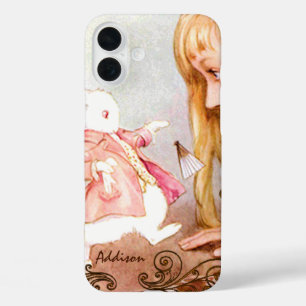 Rabbit Vintage Alice In Wonderland iPhone iPhone 16 Plus Case