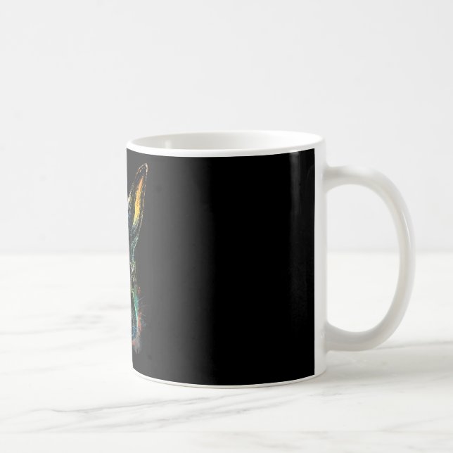 Rabbit Watercolor Bunny Hare Pet Easter  Coffee Mug (Right)
