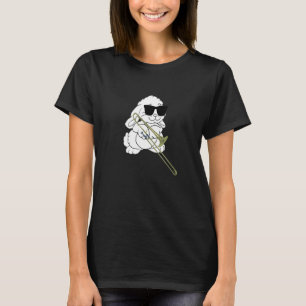 Rabbit Wearing Sunglasses Playing Trombone T-Shirt