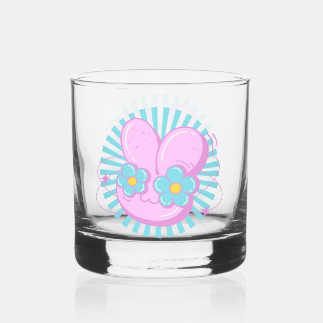 Rabbit Whiskey Glass (Front)