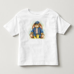  Rabbit with a Yellow Bucket and Spade, by Natasha Toddler T-shirt