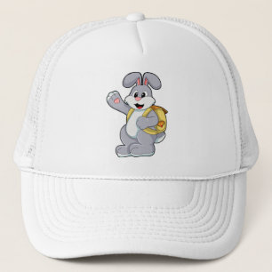 Rabbit with Backpack Trucker Hat