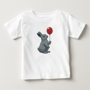 Rabbit with Balloon Baby T-Shirt