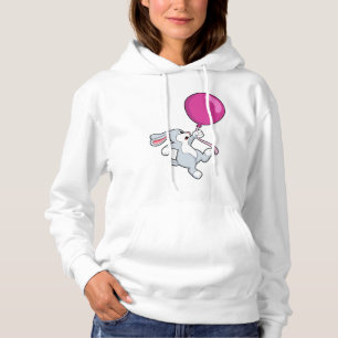 Rabbit with Balloon Hoodie